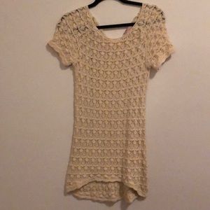 Philosophy crochet dress